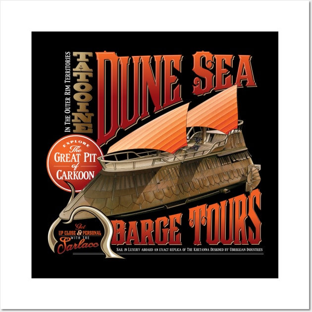 Dune Sea Sail Barge Tours Wall Art by MikesTeez